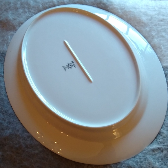 Vintage Noritake 16" Platinum Rim Serving Plate - Picture 6 of 8